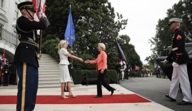 Ukrainegipfel in Washington, D. C.: Europäer treffen im Weißen Haus ein