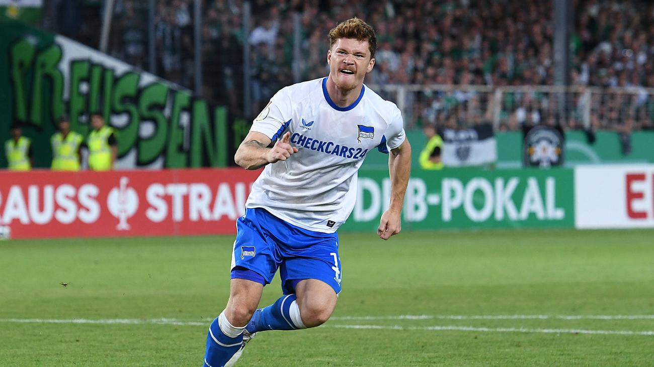 DFB-Pokal: Hertha schlägt Münster im Elfmeterschießen, Mainz und Fortuna weiter