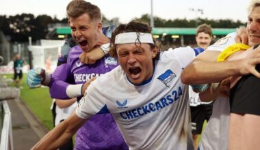 Jubel bei Hertha BSC (imago images/Ralf Brueck)