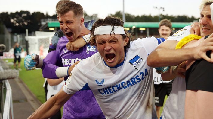 Jubel bei Hertha BSC (imago images/Ralf Brueck)