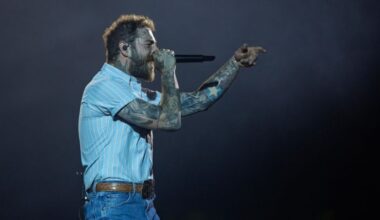 Der Sänger und Rapper Post Malone.