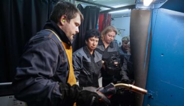 Frauen aus der Ukraine lernen in Frankfurt