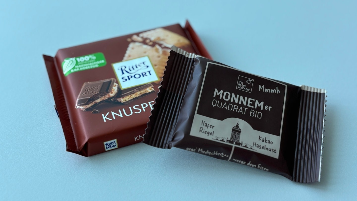 Quadratische Riegel: Ritter Sport verklagt Mannheimer Firma