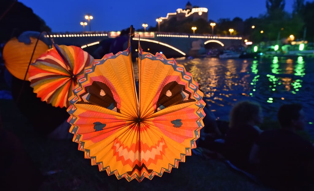 Der Höhepunkt aller Kinder auf dem halleschen Laternenfest: der Laternenumzug.