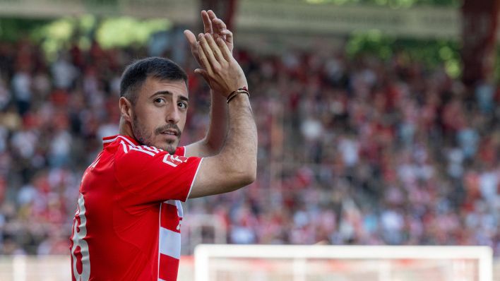 Verlängert beim 1. FC Union: Außenspieler Josip Juranovic. / imago images/Matthias Koch