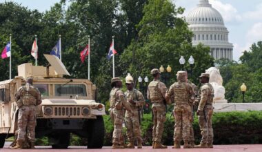 US-Hauptstadt: Truppen der Nationalgarde in Washington, D.C. werden bewaffnet