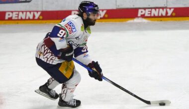 Eisbären-Profi Liam Kirk. / imago images/Chai v.d. Laage