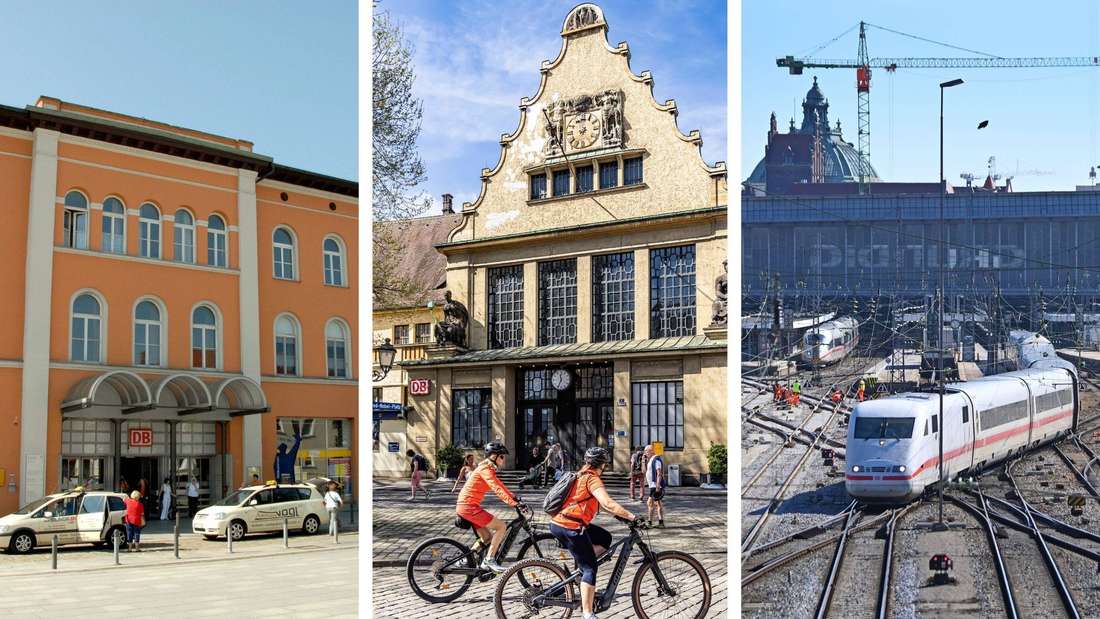 Bahnhöfer Passau, Lindau und München