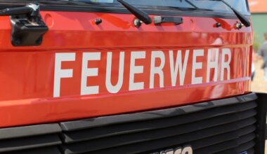 Mannheim-Schönau – Balkonbrand im 1. Obergeschoss