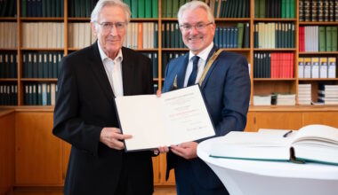 Mülheimer Paul Heidrich erhält Bundesverdienstkreuz am Bande