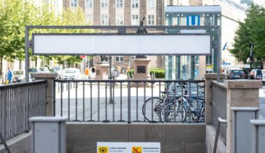 Berliner Nahverkehr: Neue Beschilderung für den bisherigen U-Bahnhof Mohrenstraße
