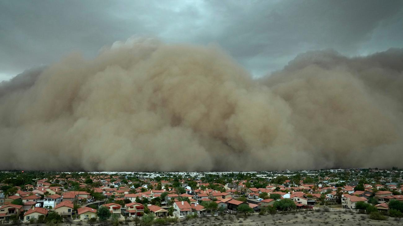 USA: Gewaltiger Sandsturm sorgt in Arizona für Stromausfälle und Schäden