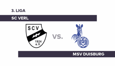 SC Verl - MSV Duisburg: Der Primus kommt - 3. Liga