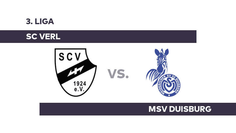 SC Verl - MSV Duisburg: Der Primus kommt - 3. Liga