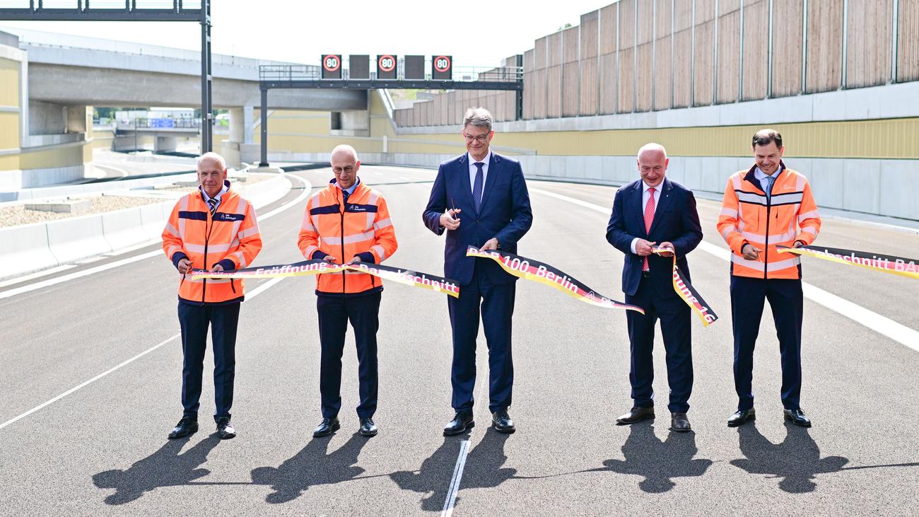 Autobahn 100: Weiterer Abschnitt der A 100 in Berlin eröffnet