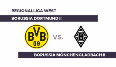 Borussia Dortmund II - Borussia Mönchengladbach II: Bleibt Gladbach weiter ungeschlagen? - Regionalliga West