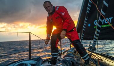Berliner Skipper Robert Stanjek auf der