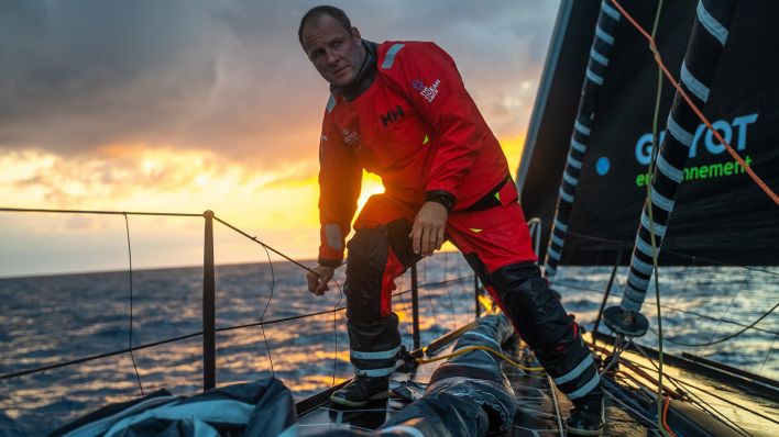 Berliner Skipper Robert Stanjek auf der