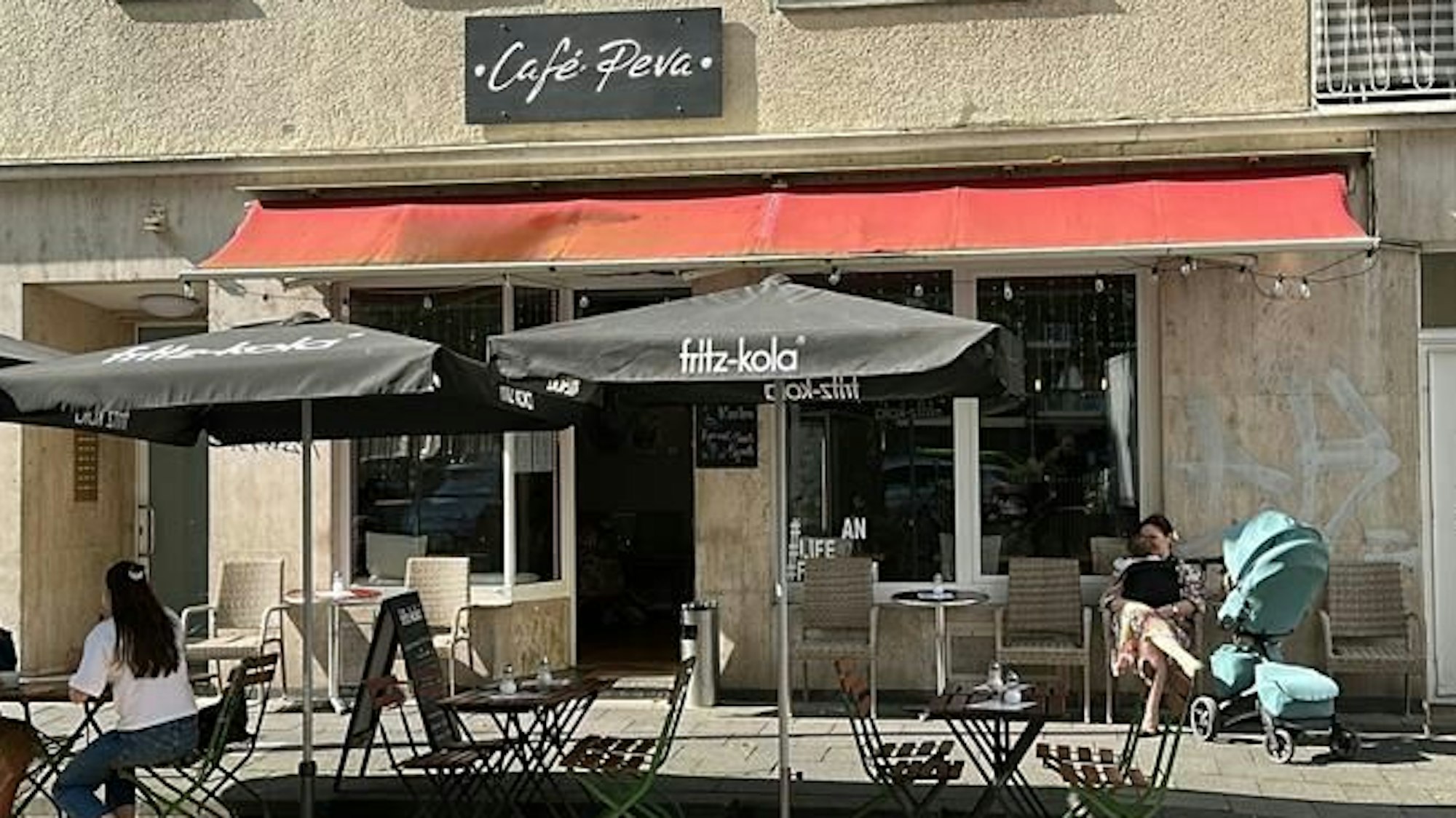 Café Peva in der Südstadt in Köln.