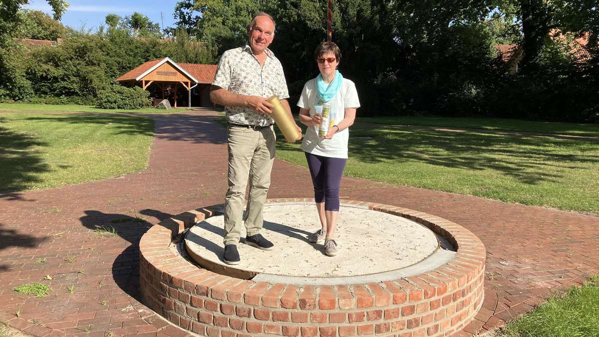Neue Skulptur zum Brockumer Großmarkt wird feierlich eingeweiht