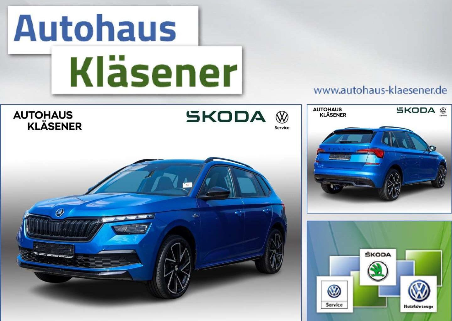 Skoda Kamiq SUV/Geländewagen/Pickup in Blau gebraucht in Gelsenkirchen für € 17.670