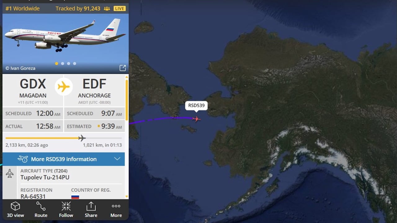 Der Kreml-Despot trifft Trump: Live: Putin im Anflug auf Alaska | Politik