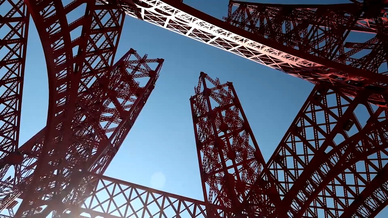 Opa und Enkel bauen 30 Meter hohen, eigenen Eiffelturm | News