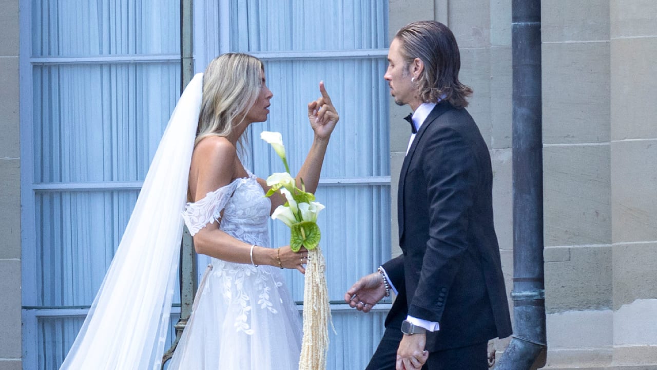 Bei der Hochzeit: Gil Ofarims Braut zeigt ihm den Mittelfinger - BILD