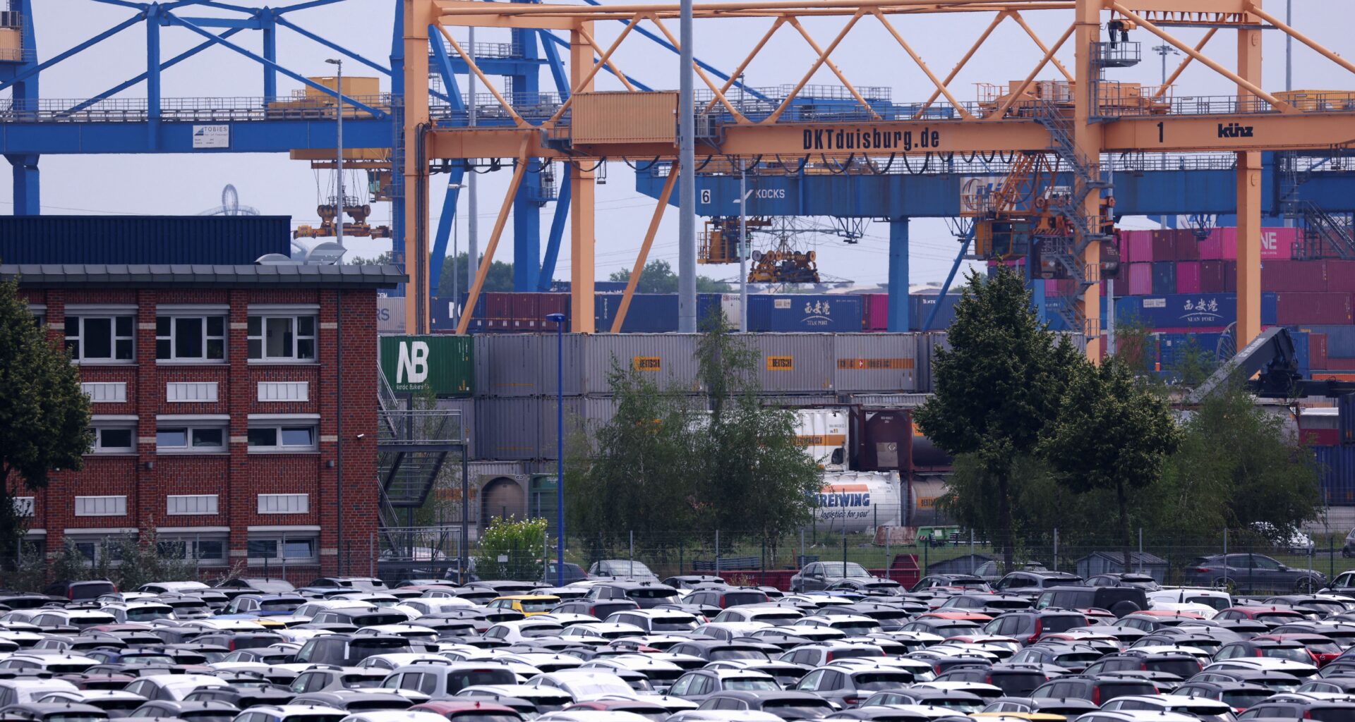 Deutscher Überschuss im Handel mit den USA bricht im ersten Halbjahr ein