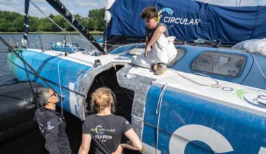 ​Ocean Race Europe: Reparatur bei Knierim – der Schaden bei Team Holcim PRB