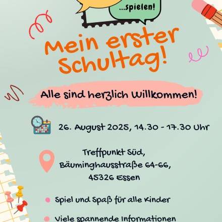 Erster Schultag in Essen - große Vorbereitungsaktion