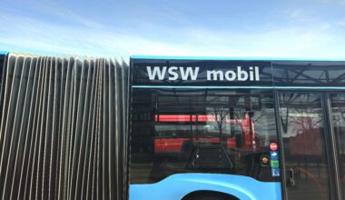 Ein Bus der WSW Mobil ist zu sehen. Foto: Volkmann