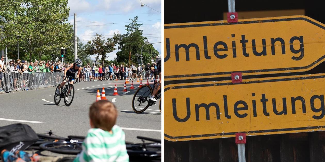 Triathlon in Nürnberg: Sperrungen, Umleitungen und Fahrplanänderungen