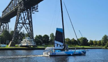 Nach Unfall beim Ocean Race in Kiel: Mapei passiert Rendsburg
