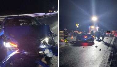 Mann aus Nürnberg prallt auf A9 mit BMW i4 in Lkw: 50.000 Euro Schaden