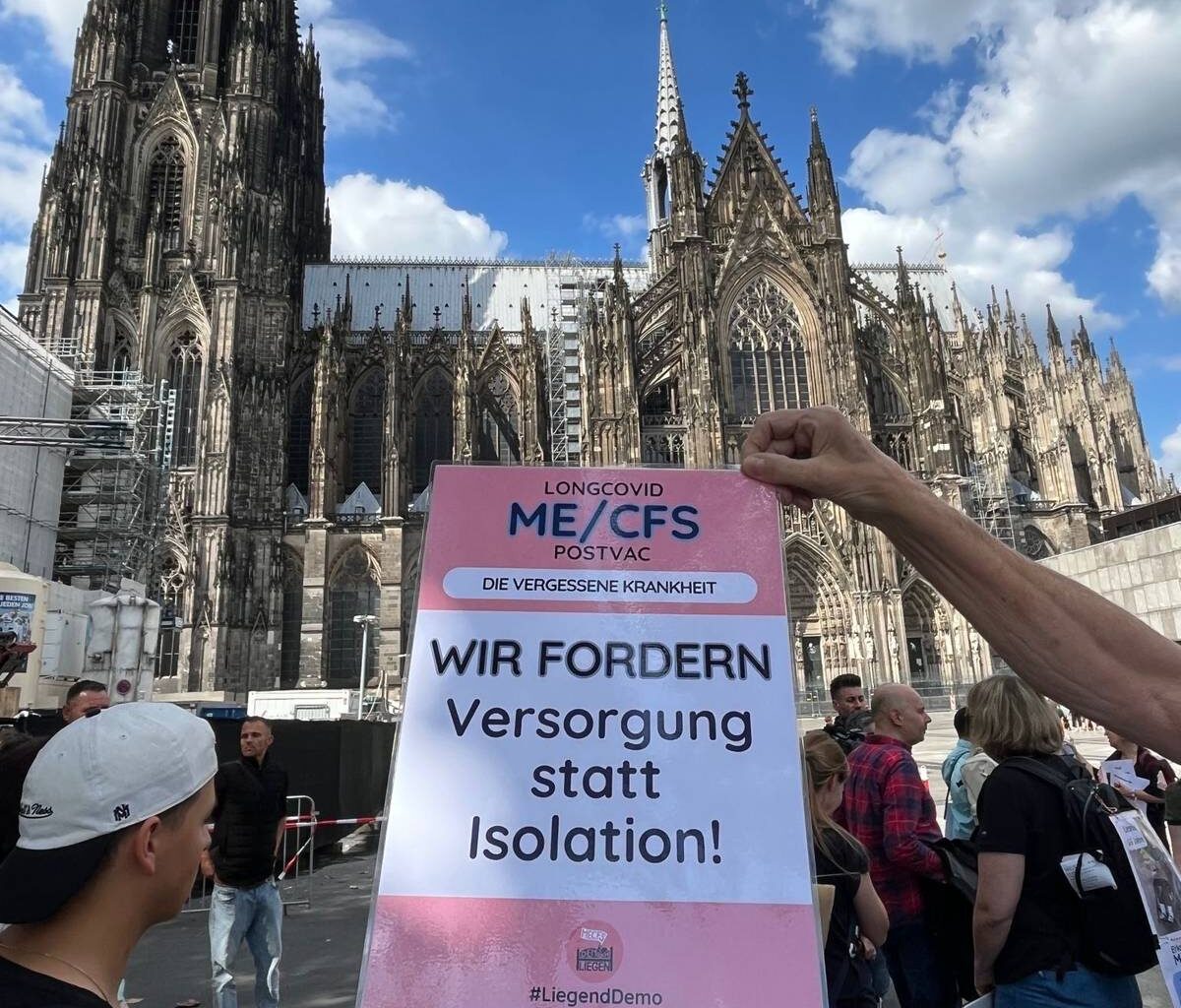 Liegend-Demo auf dem Alter Markt