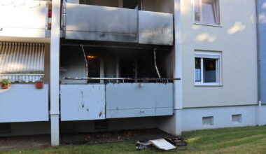 Mannheim: Balkonbrand in Schönau - Polizeiberichte aus Rhein-Neckar-Odenwald