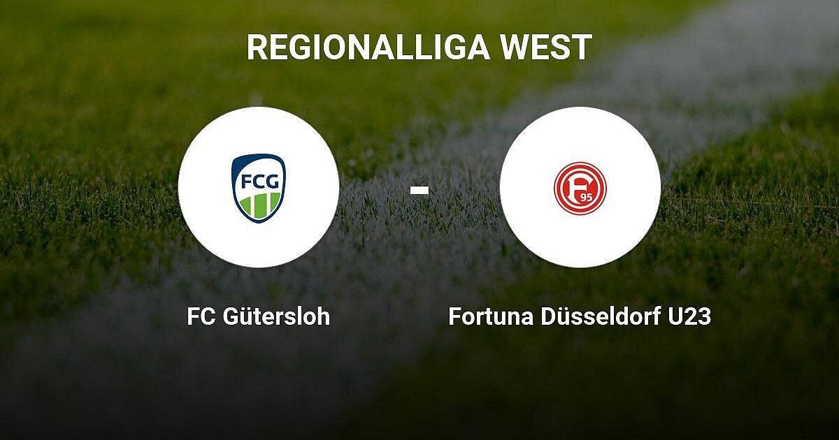 Fortuna Düsseldorf U23 setzt sich durch gegen FC Gütersloh