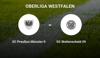 Spannender Kampf zwischen dem SC Preußen Münster II und der SG Wattenscheid