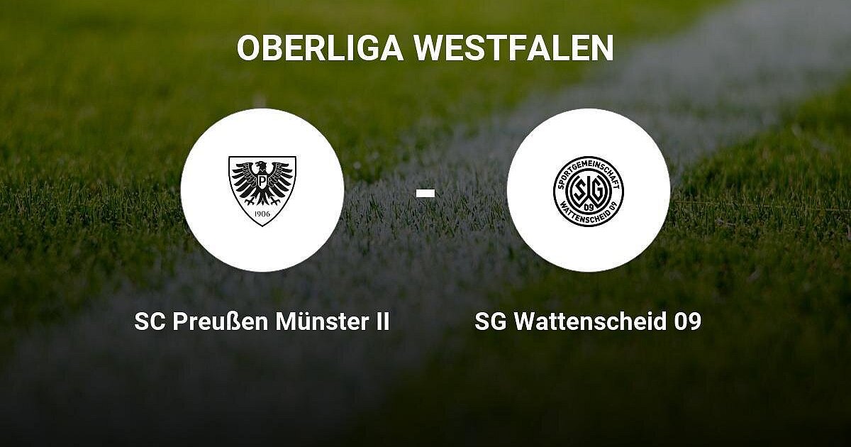 Spannender Kampf zwischen dem SC Preußen Münster II und der SG Wattenscheid