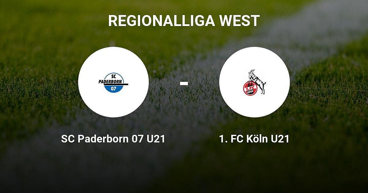 SC Paderborn 07 U21 im Spiel gegen 1. FC Köln U21 deutlich überlegen