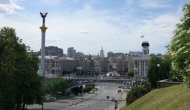Der Unabhängigkeitsplatz in Kiew ist ein Symbol für den Widerstandswillen der Ukrainer im Krieg gegen Russland. (Archivbild) Fot