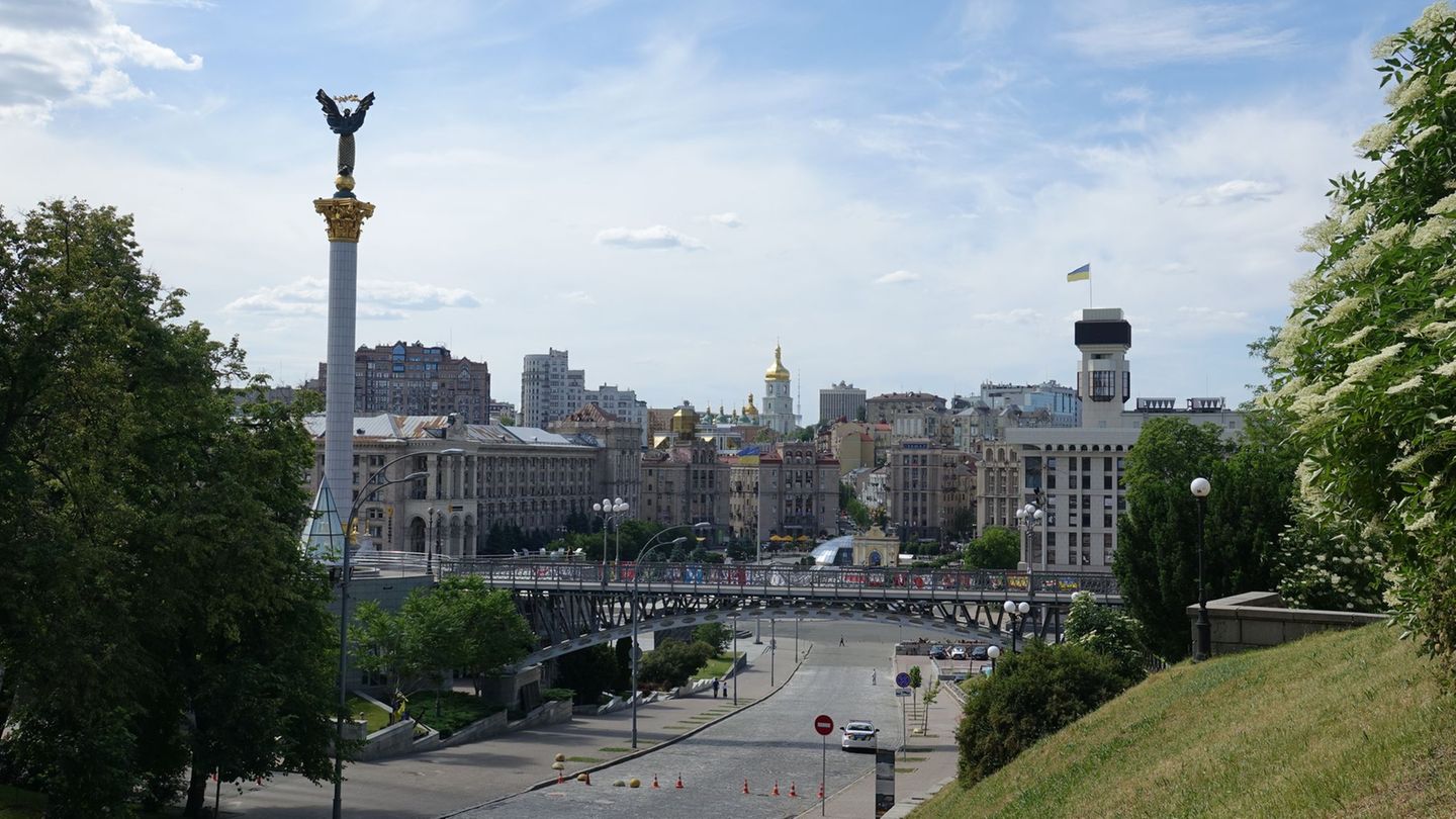 Der Unabhängigkeitsplatz in Kiew ist ein Symbol für den Widerstandswillen der Ukrainer im Krieg gegen Russland. (Archivbild) Fot