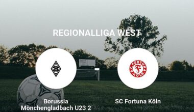 Borussia Mönchengladbach U23 sichert sich knappen Erfolg gegen SC Fortuna Köln