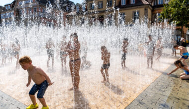 Wasserspielplatz PlayFountain in Wiesbaden: Vorzeitiges Saisonende für Spielbetrieb