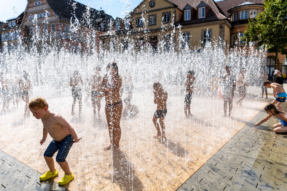 Wasserspielplatz PlayFountain in Wiesbaden: Vorzeitiges Saisonende für Spielbetrieb