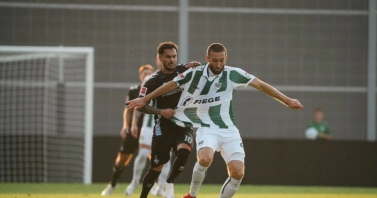 Das Testspiel zwischen Werder und Preußen Münster wurde abgesagt