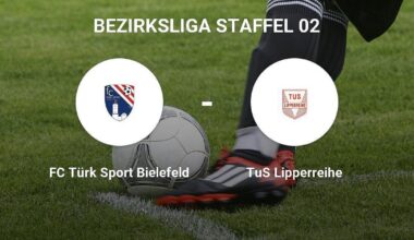 FC Türk Sport Bielefeld kassiert gegen TuS Lipperreihe