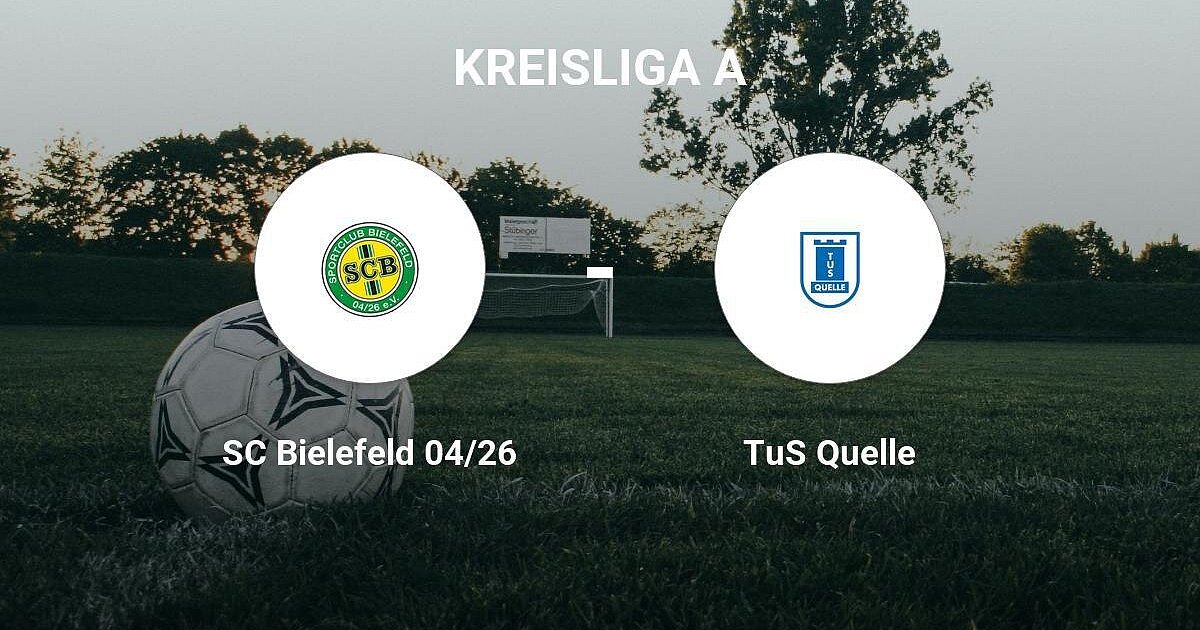 SC Bielefeld 04/26 im Match gegen TuS Quelle drückend überlegen