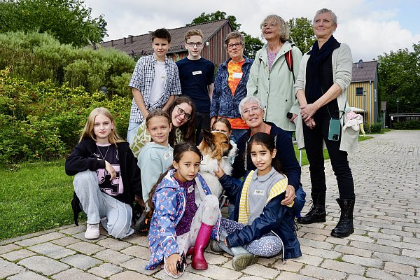 Am 28. Juli begann die Kinder- und Jugendgruppe das neue Projekt. - © Peter Unger